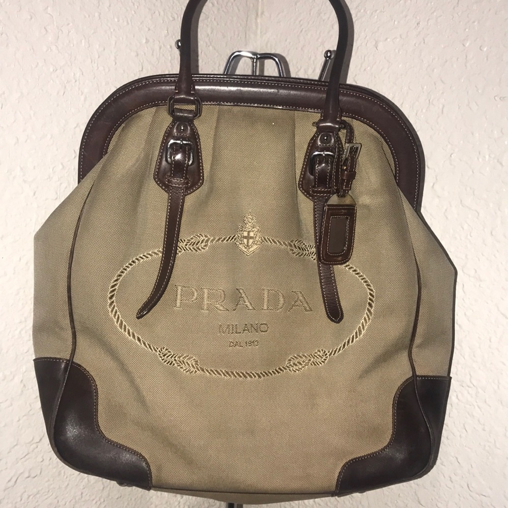 Vintage Prada Milano Dal 1913 Med bag